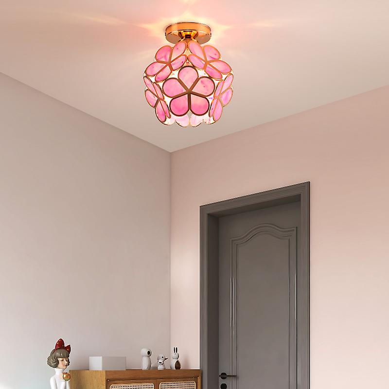 Deckenleuchte Glasblume mit E27 Fassung, energieeffiziente Innenbeleuchtung für ein stilvolles Zuhause.