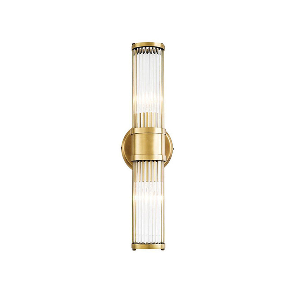 Luxuriöse Badezimmer Wandleuchte: Elegantes Gold-Design mit LED-Beleuchtung. Stilvolle Badleuchte für modernes Ambiente.