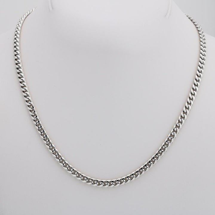 Unisex-Halskette 'Versprechen' in Silber, ein stilvolles und bedeutungsvolles Accessoire für jeden Anlass.