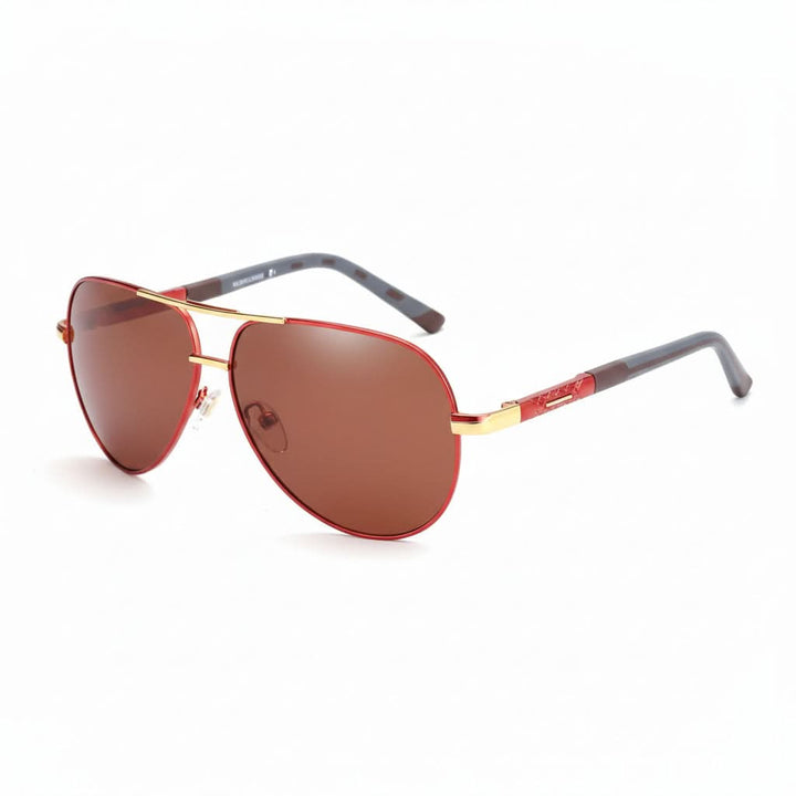 Herren Sonnenbrille, zeitlos elegant, mit UV-Schutz für Reisen und klares Sehen im Sonnenlicht.