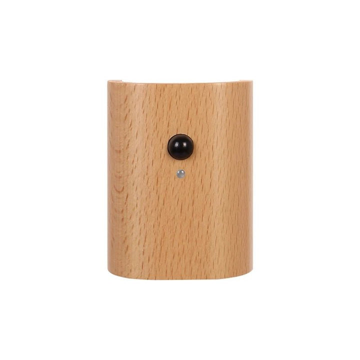Warme LED-Holzlampe mit Bewegungssensor & Akku. Schafft gemütliches Ambiente in jedem Raum.