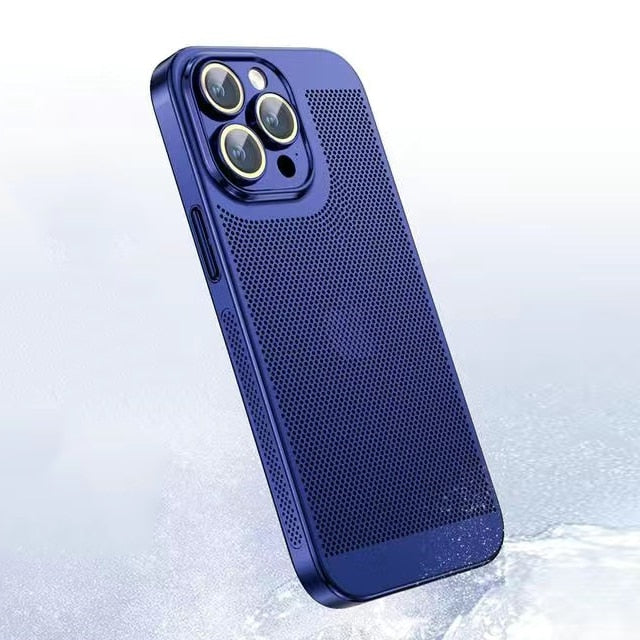 Innovatives iPhone Schutz Zubehör: elegante, stoßfeste iPhone 14 Hülle mit schlankem Profil & Metallglanz.