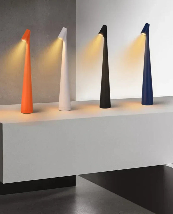 Stilvolle kabellose LED-Lampe; dekorative Innenbeleuchtung für Nachttisch, Esszimmer oder Leseecke.