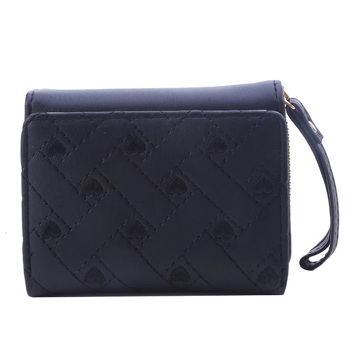 Modische Damen Geldbörse, minimalistisch und elegant. Kompaktes Portemonnaie, ideal für jede Handtasche.