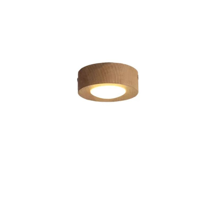 Minimalistische Holzlampe LED Deckenleuchte Echtholz. Modernes Design für Ihr Zuhause.