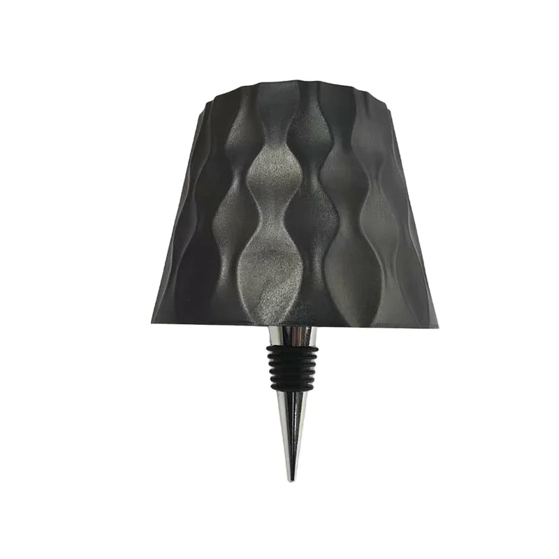 Elegante LED-Flaschenlampe mit 3 Lichtfarben, ideal als dimmbare Tischleuchte & Akku-Dekolampe.