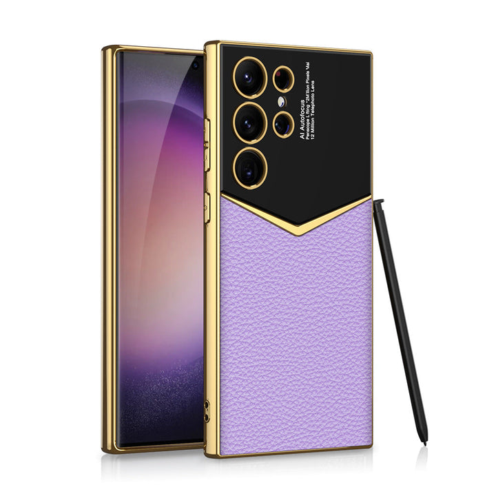 Hochwertige Leder Handyhülle für Samsung Galaxy Ultra. Premium Schutz, schlank & elegant, viele Farben verfügbar.