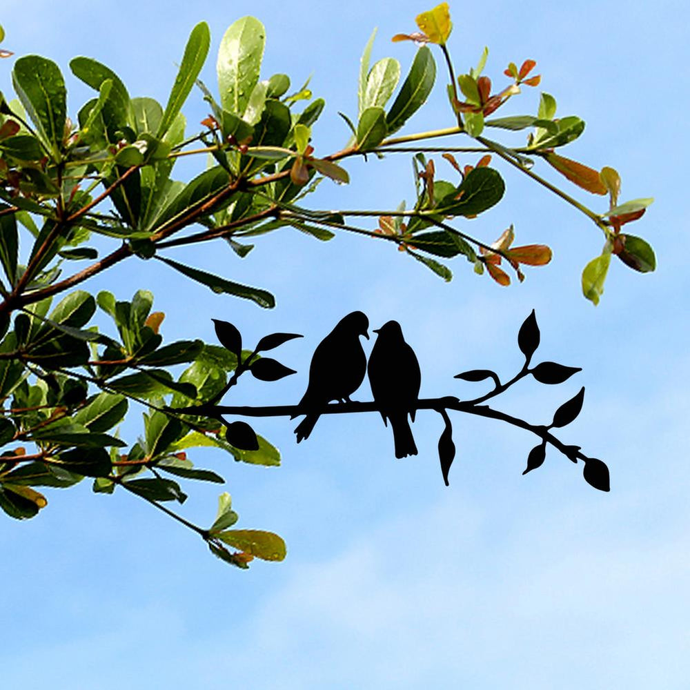Stilvolle Metall-Vogel-Silhouette als Heimdeko. Tierfigur aus Metall für den Innenbereich, tolle Geschenkidee.