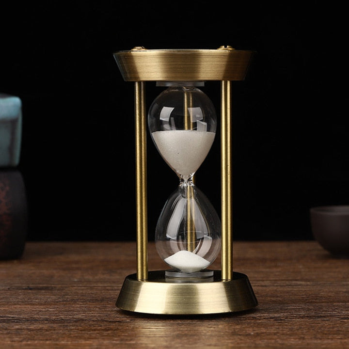 Elegante Retro-Sanduhr für Büro & Zuhause. Stilvolles Vintage-Desktop-Ornament & präziser Zeitschalter, auch als Geschenk.