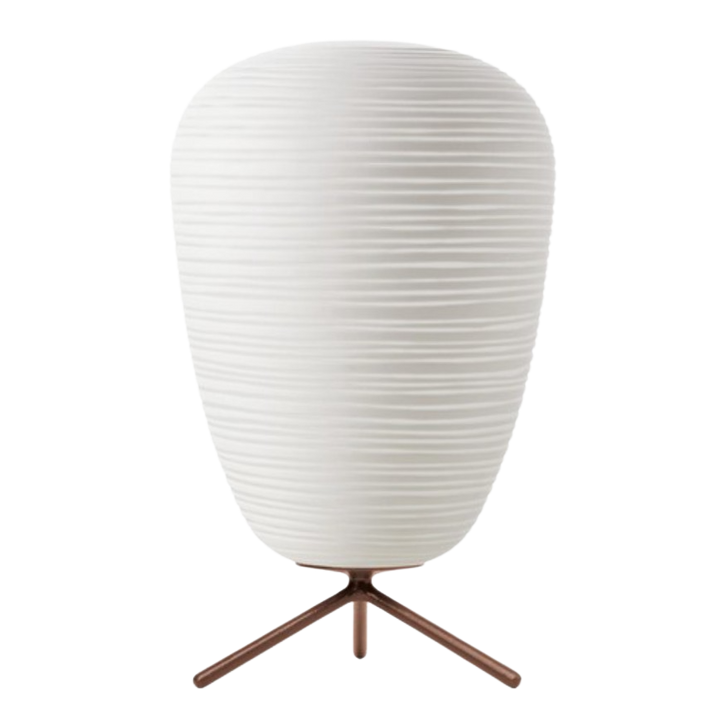 Minimalistische Glaslampe im Zen-Stil, sorgt für sanfte Beleuchtung und stilvolle Wohndekoration.