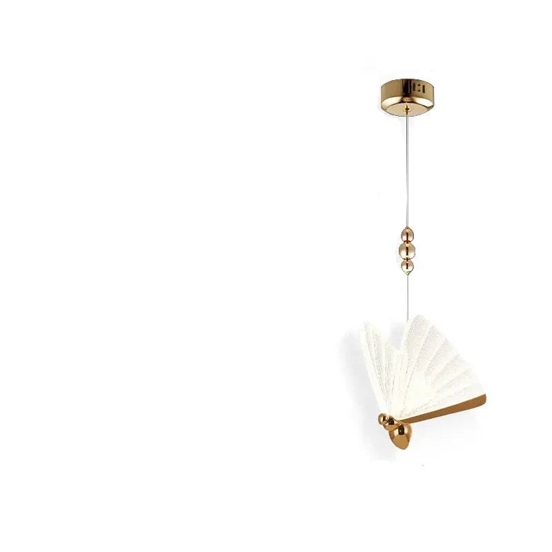 Energieeffiziente Schmetterling LED Leuchte, modernes Metall Design Hängelampe für stilvolle Innenräume.