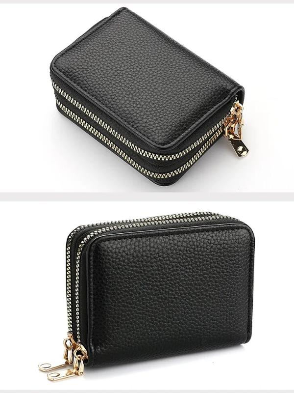 Elegantes Damen Lychee Portemonnaie. Modische Geldbörse, Geschenkidee für stilbewusste Frauen.