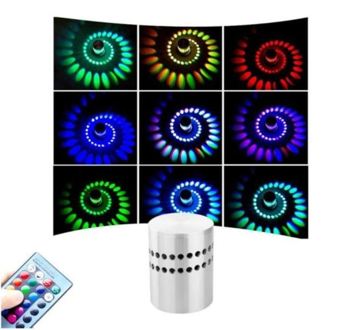 Ambiente schaffende Spiral-LED-Lampe, perfekte Deckenbeleuchtung für Wohnzimmer, Esszimmer & Schlafzimmer.