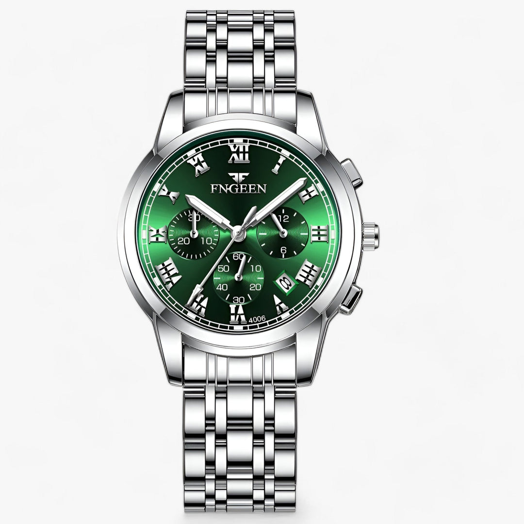 Perfektes Geschenk: Elegante Luxus Titan Damenuhr Clémence mit Leuchtzifferblatt, wasserdicht & zeitlos.