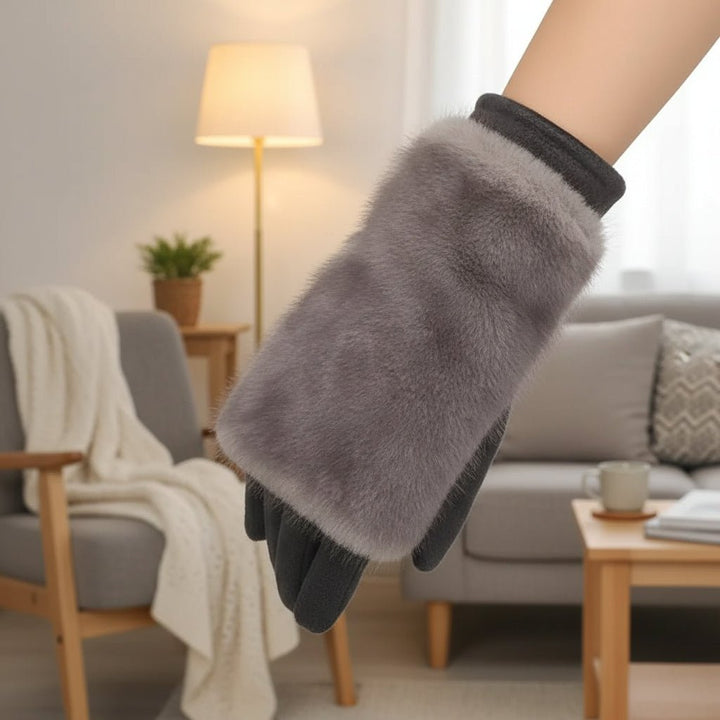 Elegante Unisex Winterhandschuhe mit Touchscreen-Funktion für Damen und Herren, warm & kälteschützend.