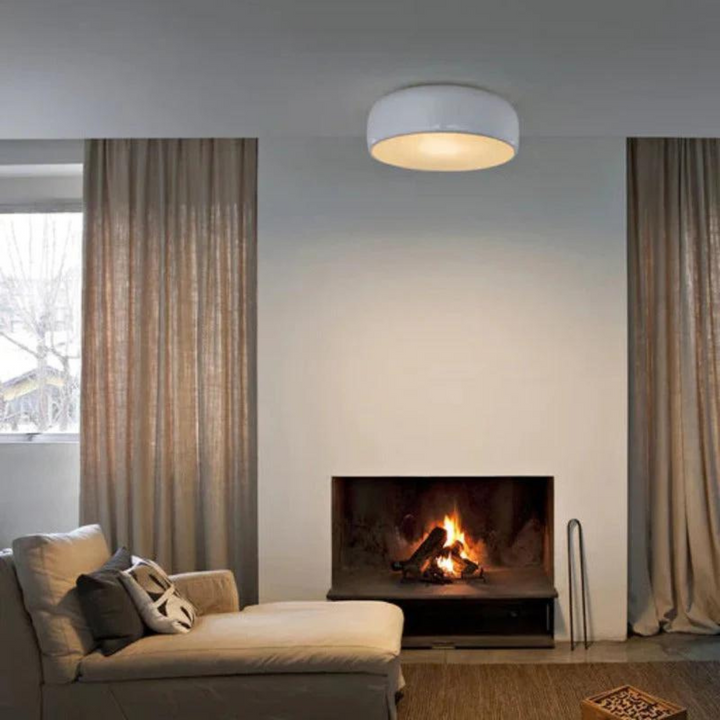 Moderne LED-Deckenlampe dimmbar, Vintage-Stil. Perfekte Deckenbeleuchtung aus Metall/Acryl für Schlafzimmer & Küche.