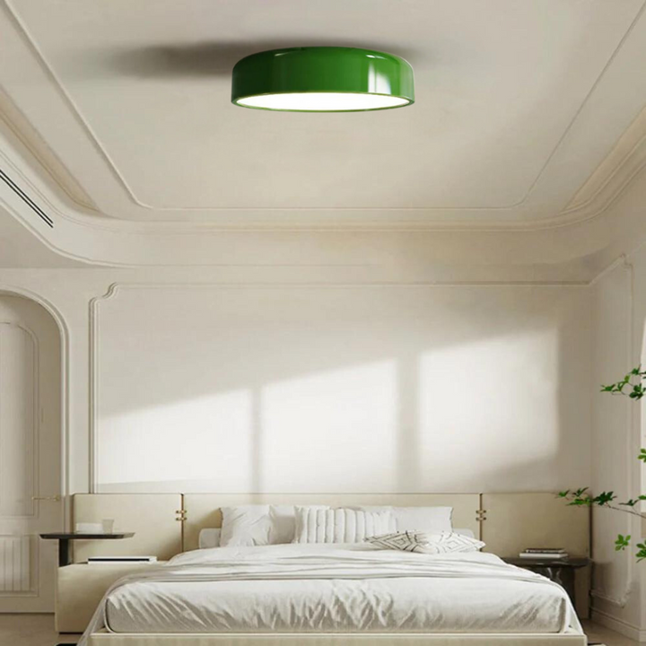 Stilvolle LED-Deckenleuchte im Retro-Vintage-Design mit Metall & Acryl. Ambiente Beleuchtung für jeden Raum.