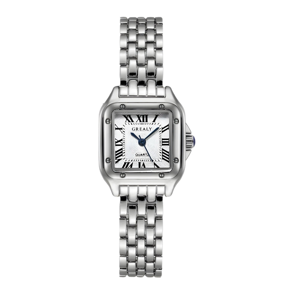 Luxuriöse Vintage Quarz-Damenuhr, ein eleganter Zeitmesser und Damen Schmuck. Perfektes Geschenk für sie.