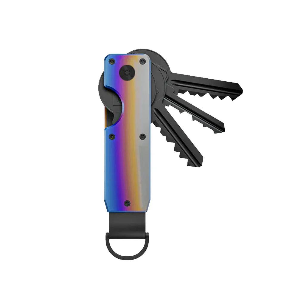 Langlebiger Aluminium Schlüssel Organizer, robustes Zubehör für den Schlüsselbund, modernes Design.
