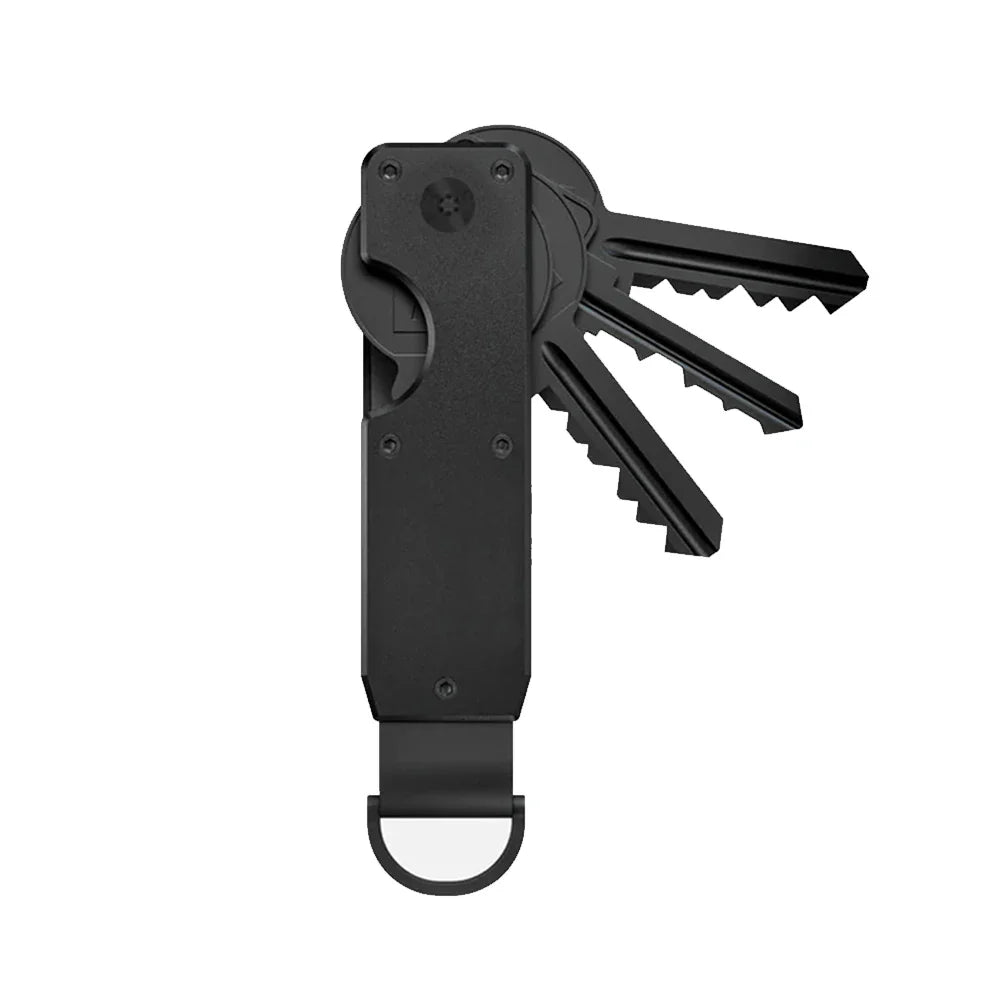 Vielseitiger Aluminium Schlüssel Organizer, passt in jede Tasche, unisex und modern im Alltag.
