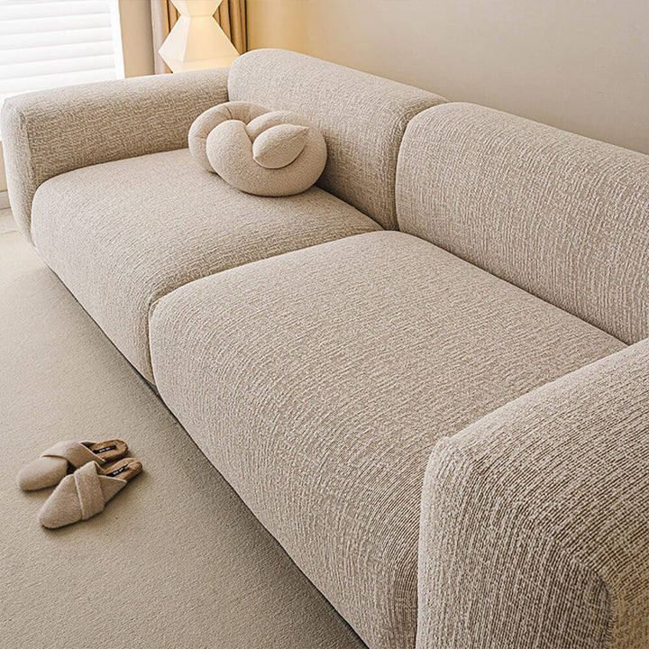 Eleganter Chenille Sofaüberzug, voll elastisch & kratzfest. Moderner Sofabezug für Ihr Wohnzimmer.