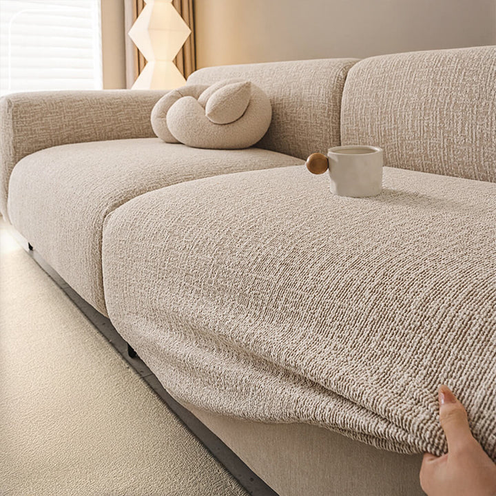 Eleganter, ganzjähriger Chenille Sofabezug. Strapazierfähig, elastisch & ideal für jeden Wohnraum.