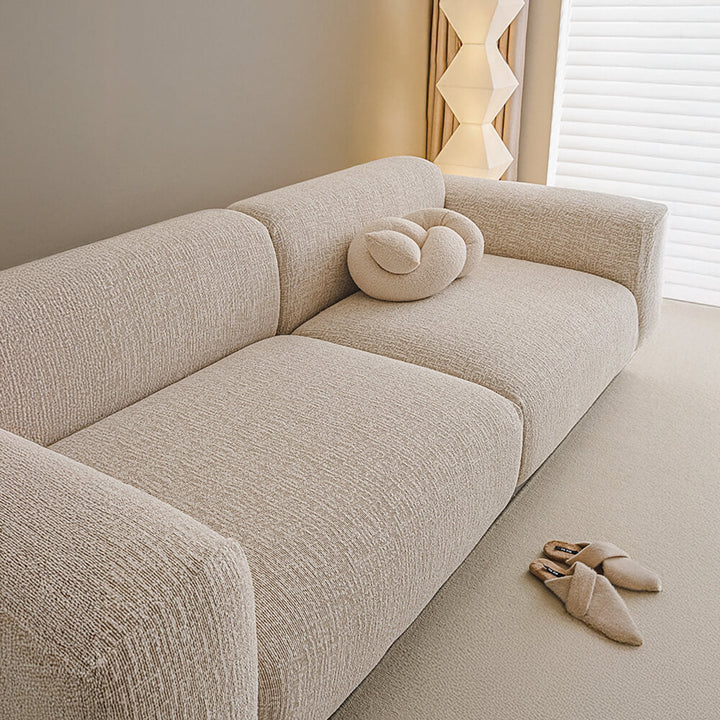 Vollständiger Sofaschutz mit diesem elastischen Chenille-Bezug. Passt perfekt & modernisiert Ihr Wohnzimmer.