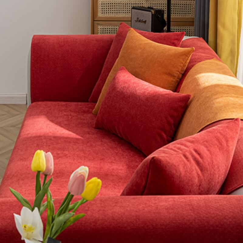 Dekorativer Chenille Überwurf in Grau, modern & elegant für stilvolle Wohndekoration.