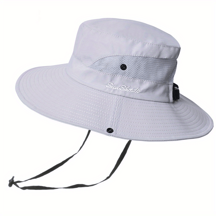 Zeitloser Damen Sonnenhut, ein Must-have für zuverlässigen UV-Schutz in der Sonne.