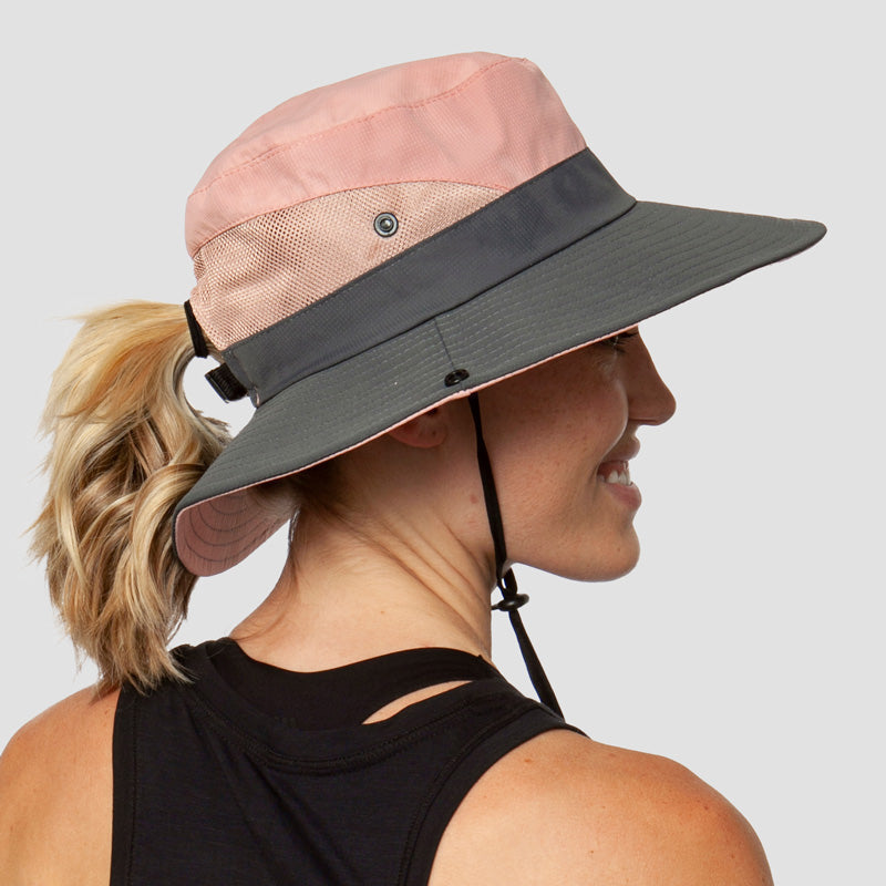 Verstellbarer UV-Schutz Damenhut, faltbar, atmungsaktiv, perfekt als Kopfschutz im Sommer.