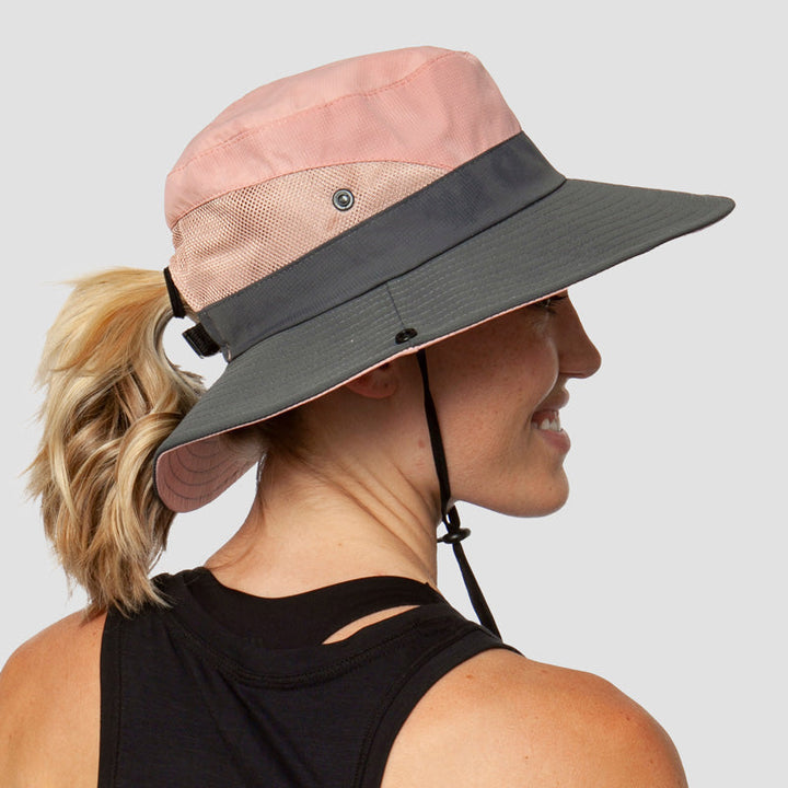 Verstellbarer UV-Schutz Damenhut, faltbar, atmungsaktiv, perfekt als Kopfschutz im Sommer.