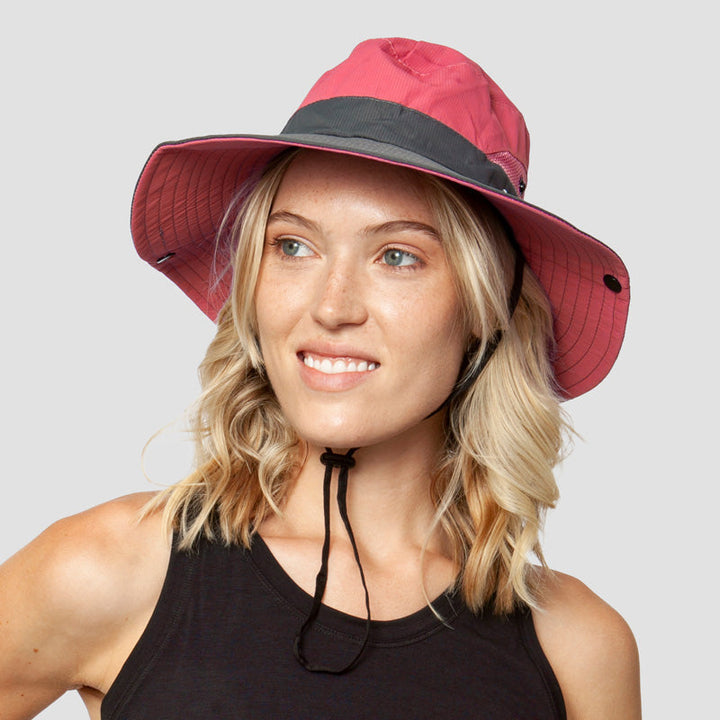 Vielseitiger Damen Sommerhut, faltbar, UV-Schutz, atmungsaktiv, ideal für jede Outdoor-Aktivität.