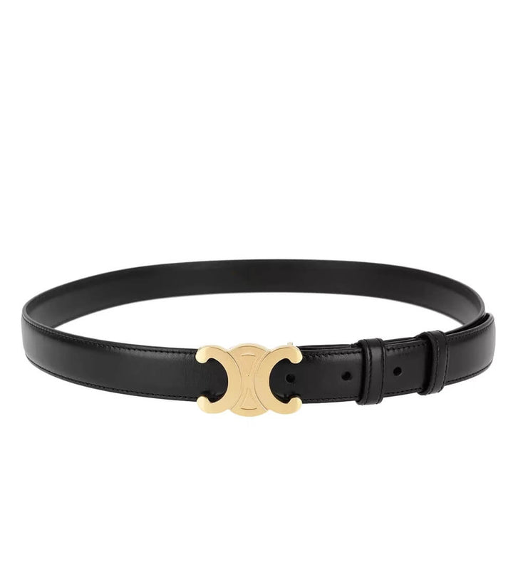 Veganes Vintage-Accessoire: Eleganter Damengürtel aus Lederimitat in Schwarz oder Braun.