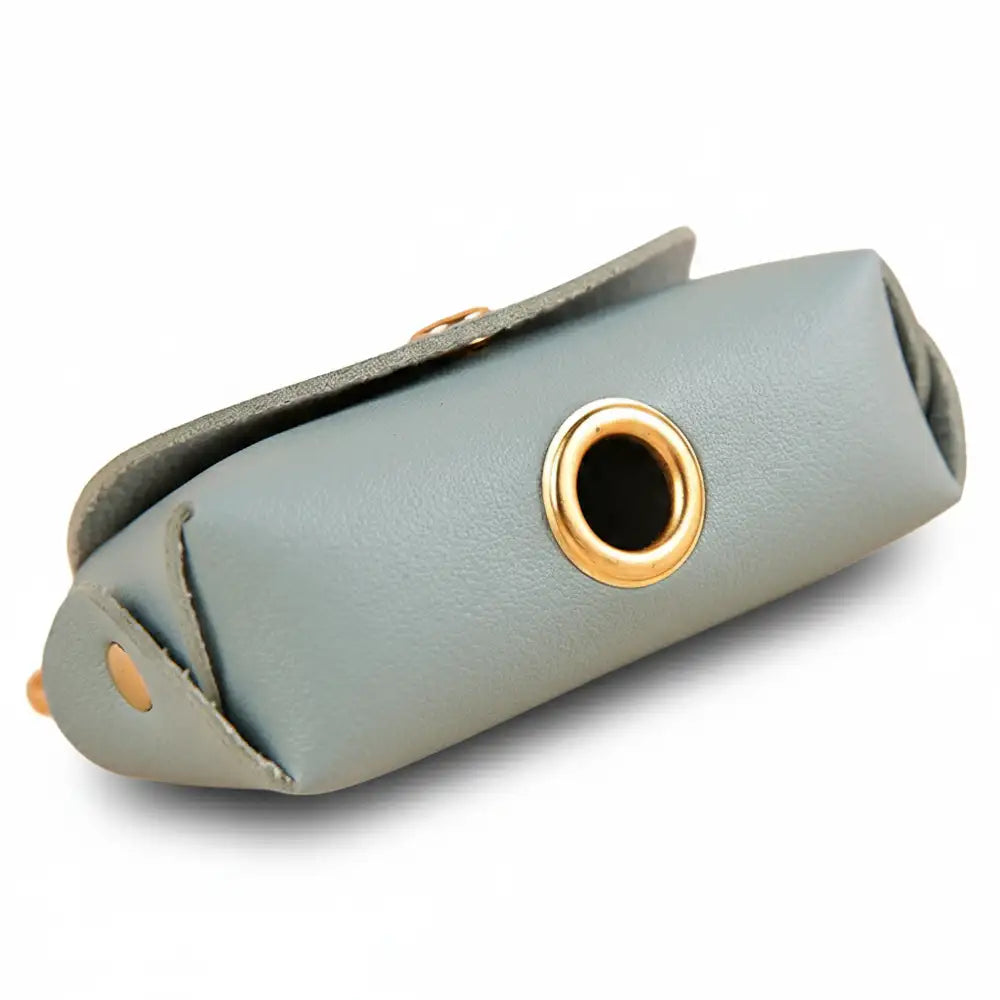 Rosa Faux-Leder Hundekotbeutelspender im Handtaschen-Design, modisches Hundezubehör.