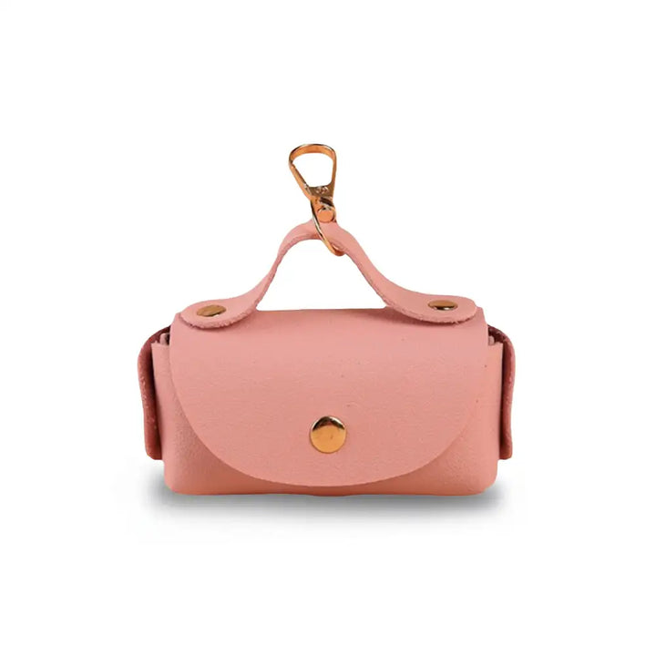 Handtaschen-Stil Faux-Leder Hundekotbeutelspender, ein elegantes Must-have für jedes Gassi gehen.