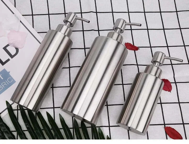 Handpumpen Seifenspender, edles Design, nachhaltig für Flüssigseife in Bad & Küche.
