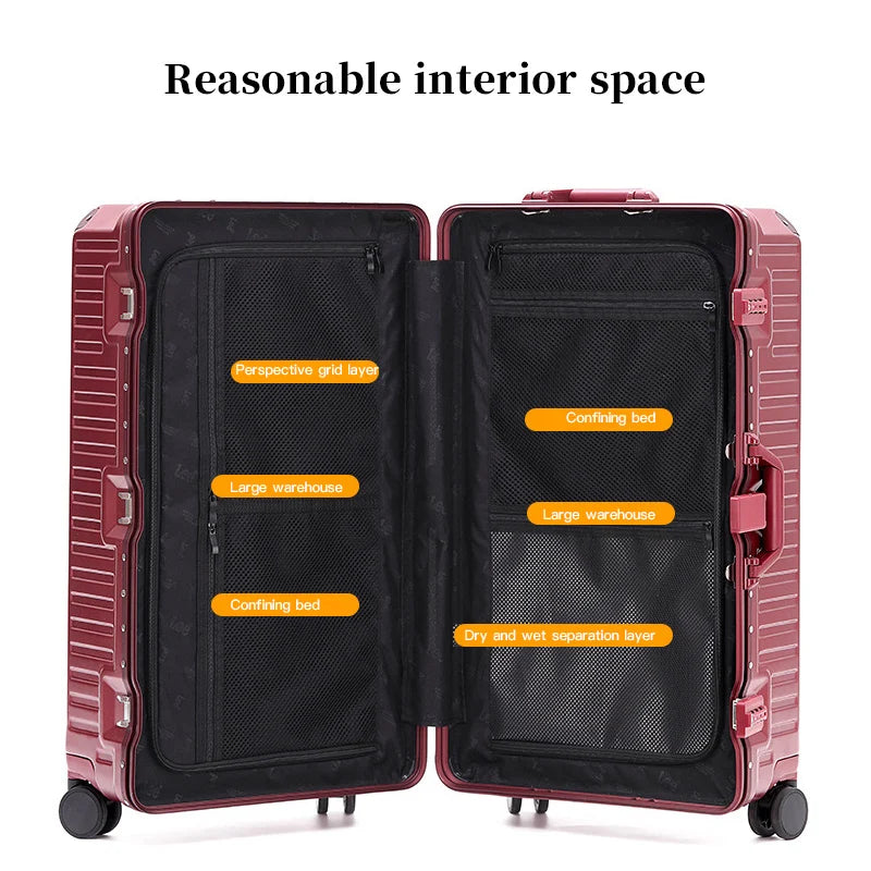 Kabinentauglicher Hartschalenkoffer Lissabon mit breitem Griff. Eleganter, leichter Trolley für entspanntes Reisen & Handgepäck.