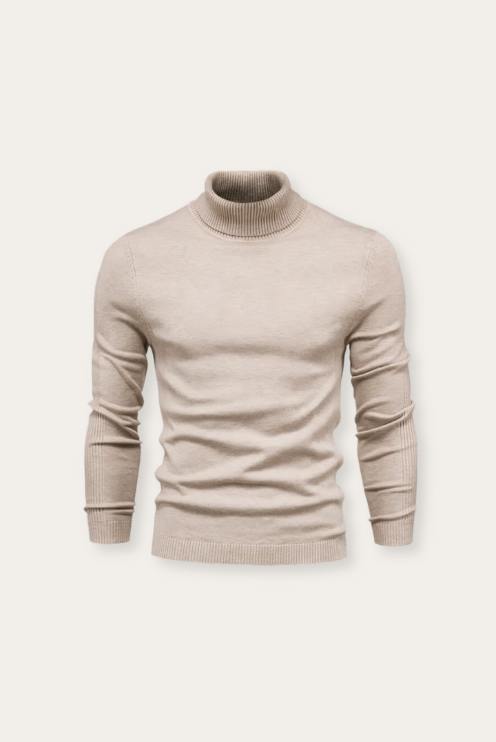 Klassischer Herren Rollkragenpullover. Eleganter Winterpullover für Business, Freizeit und kalte Tage.
