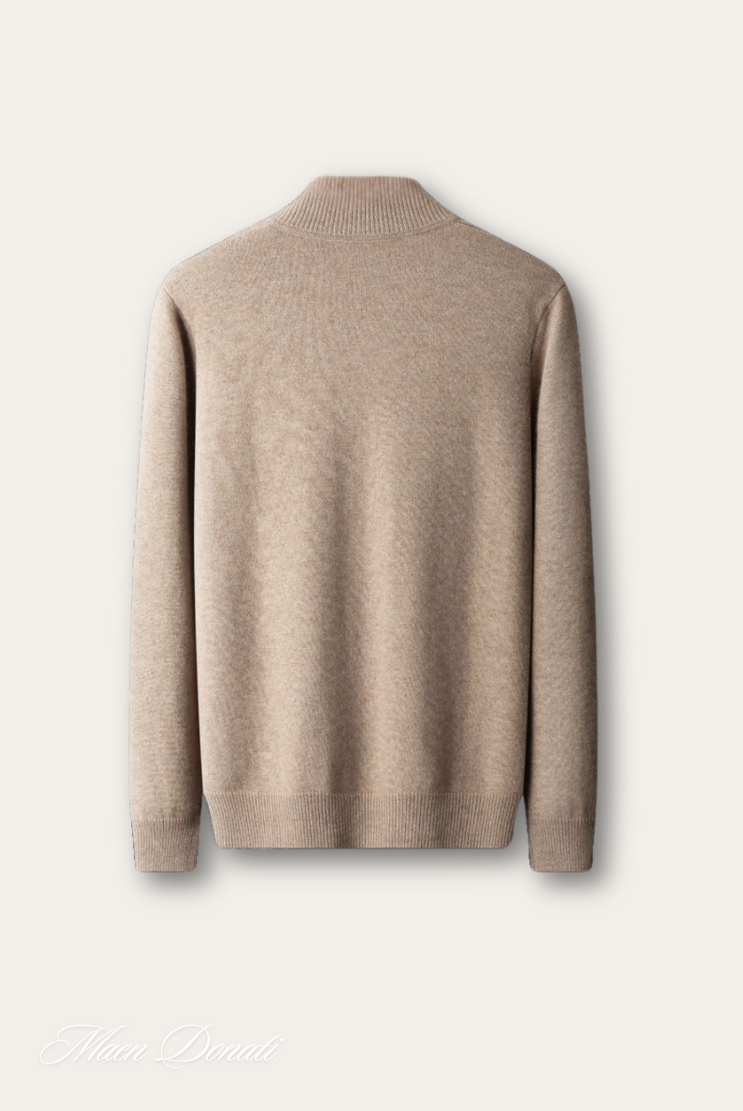 Stilvoller Herren Stehkragen Pullover. Perfekt für elegante und legere Freizeit-Outfits im Winter. Warm.