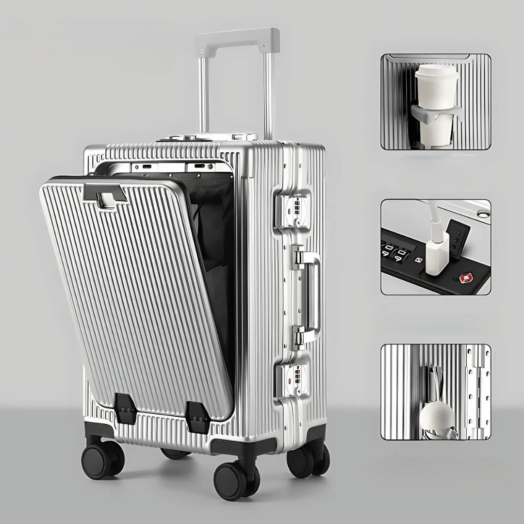 Manhattan Pro Kabinenkoffer: Robust & leicht mit stilvollem Design für anspruchsvolle Reisende.