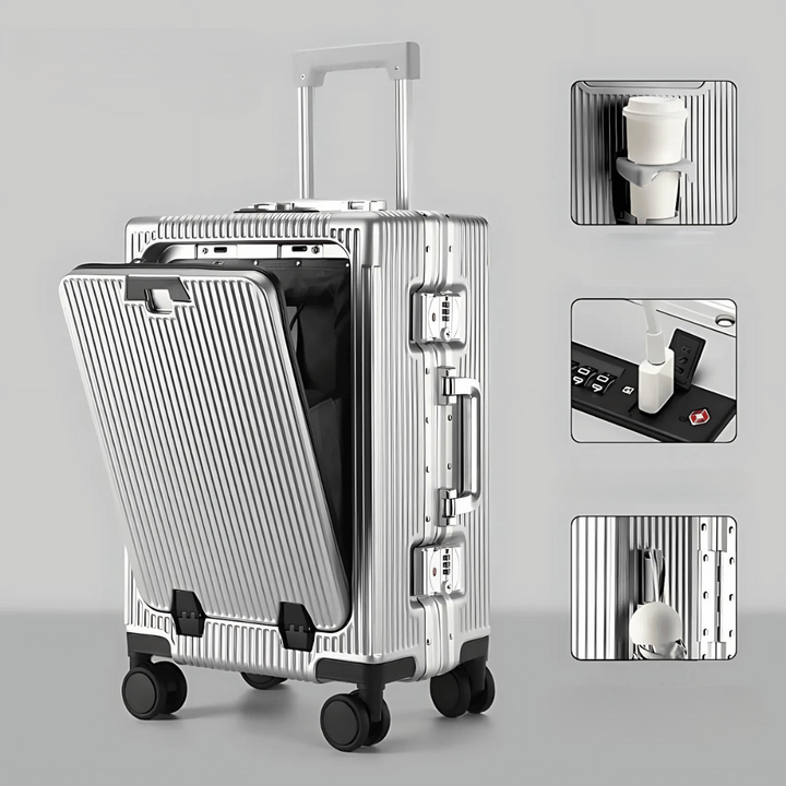 Manhattan Pro Kabinenkoffer: Robust & leicht mit stilvollem Design für anspruchsvolle Reisende.
