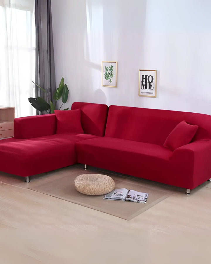 Moderner modularer Sofabezug als Sofahusse, Polyester-Stretchbezug für elegantes Wohnzimmerdesign.