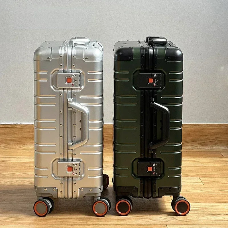 Robuster Unisex Alu-Magnesium-Reisekoffer "Oslo", langlebiges Gepäck für Business & Urlaub.