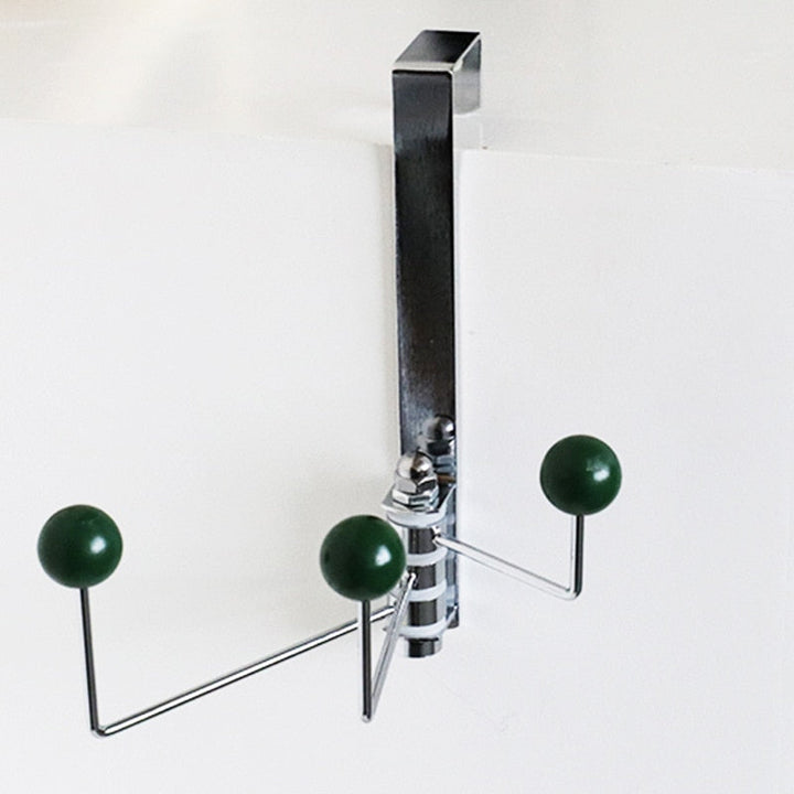 Stilvoller Türhaken & Wandhaken mit eleganten Punkt-Details; ideal als Organizer und Wohnaccessoire für Zuhause.