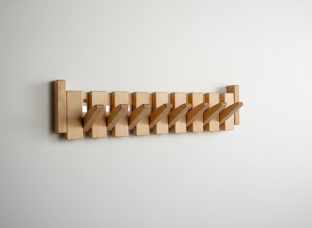 Eleganter Wandhaken, modernes Design für Garderobe und Flur, schafft stilvolle Ordnung und Aufbewahrung.