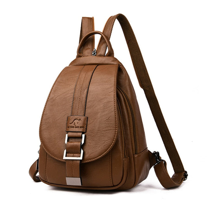 Sicherer Damen Rucksack: Diebstahlsicher, wasserdichtes Leder. Ideal für Reisen & Pendeln mit Wertsachen.