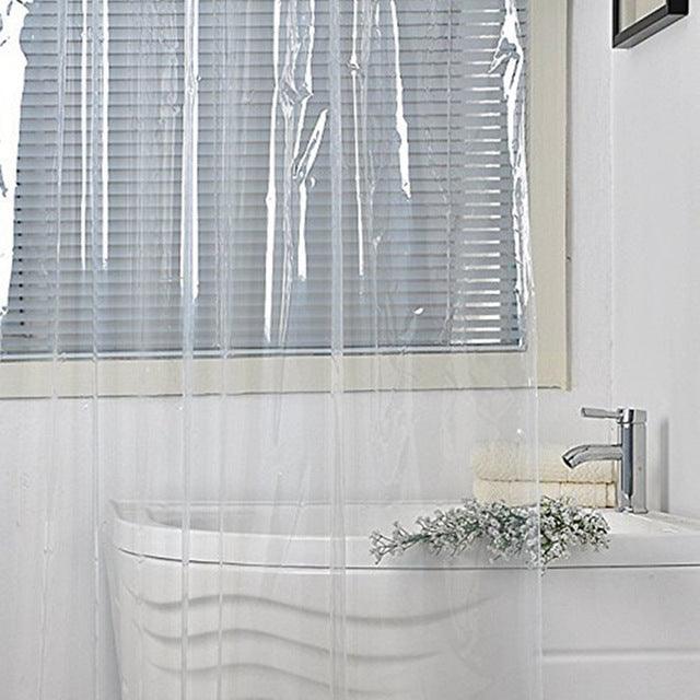 Moderner PEVA Duschvorhang, wasserdicht und schimmelresistent, mit stilvollem Design als Badzubehör.