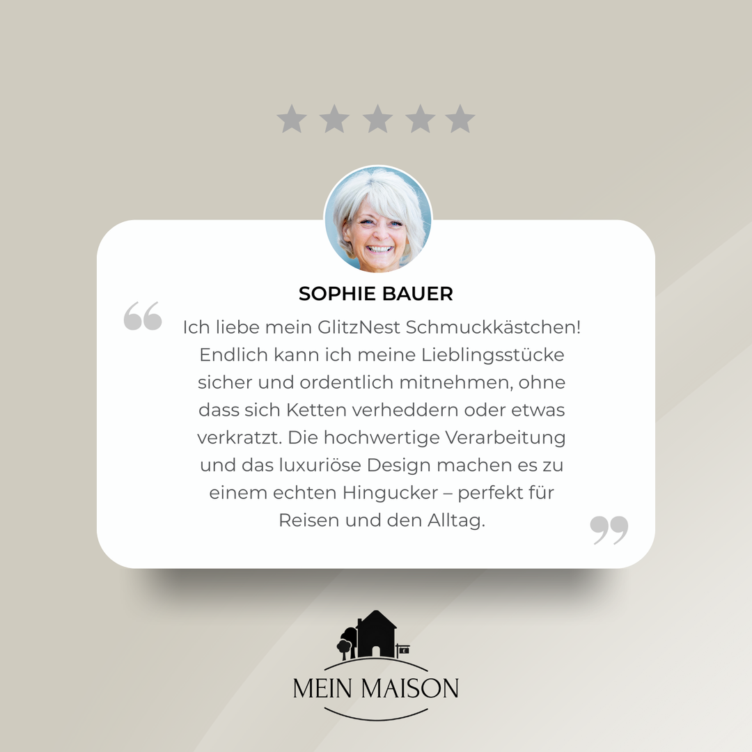 Praktisches Reise Schmuckkästchen aus Leder, idealer Schmuck Organizer für Damen Accessoires.