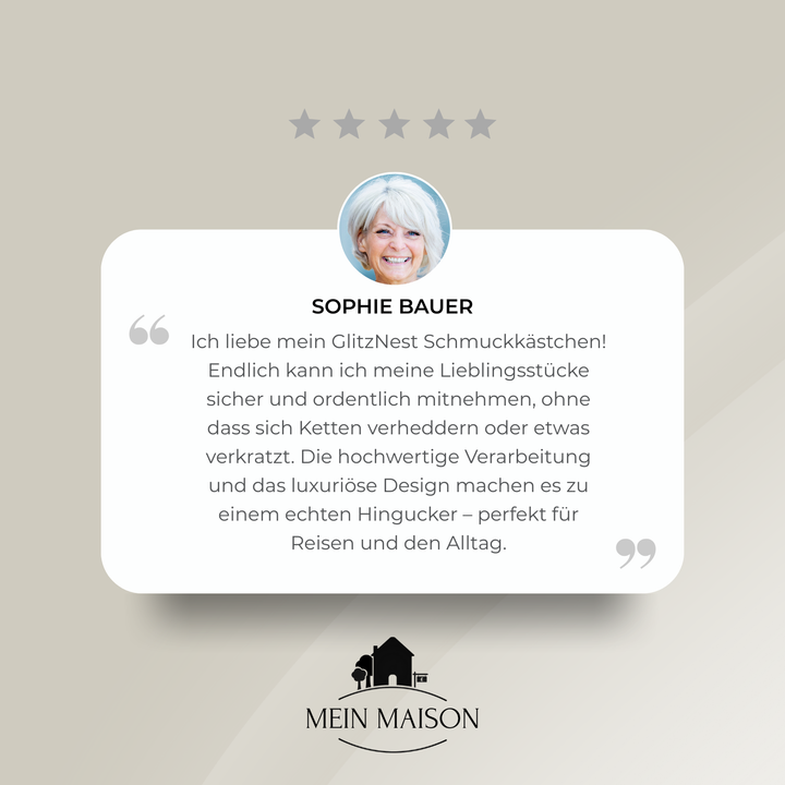 Praktisches Reise Schmuckkästchen aus Leder, idealer Schmuck Organizer für Damen Accessoires.
