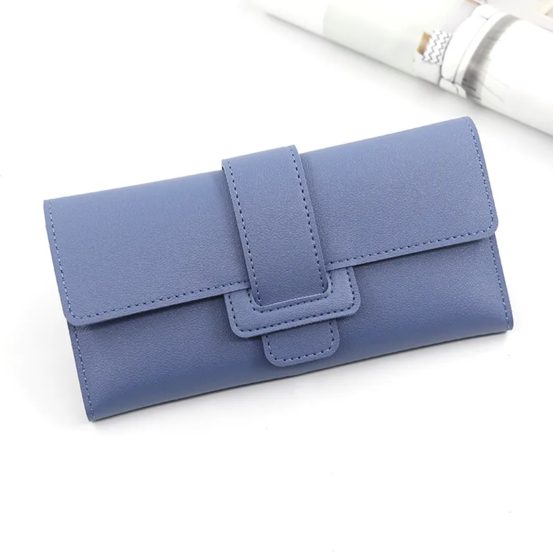 Elegante, lange Geldbörse für Unisex. Minimalistisches Design, ideal für Geschäftsleute & Stil-Liebhaber.